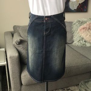 Vintage Denim Gsus Skirt